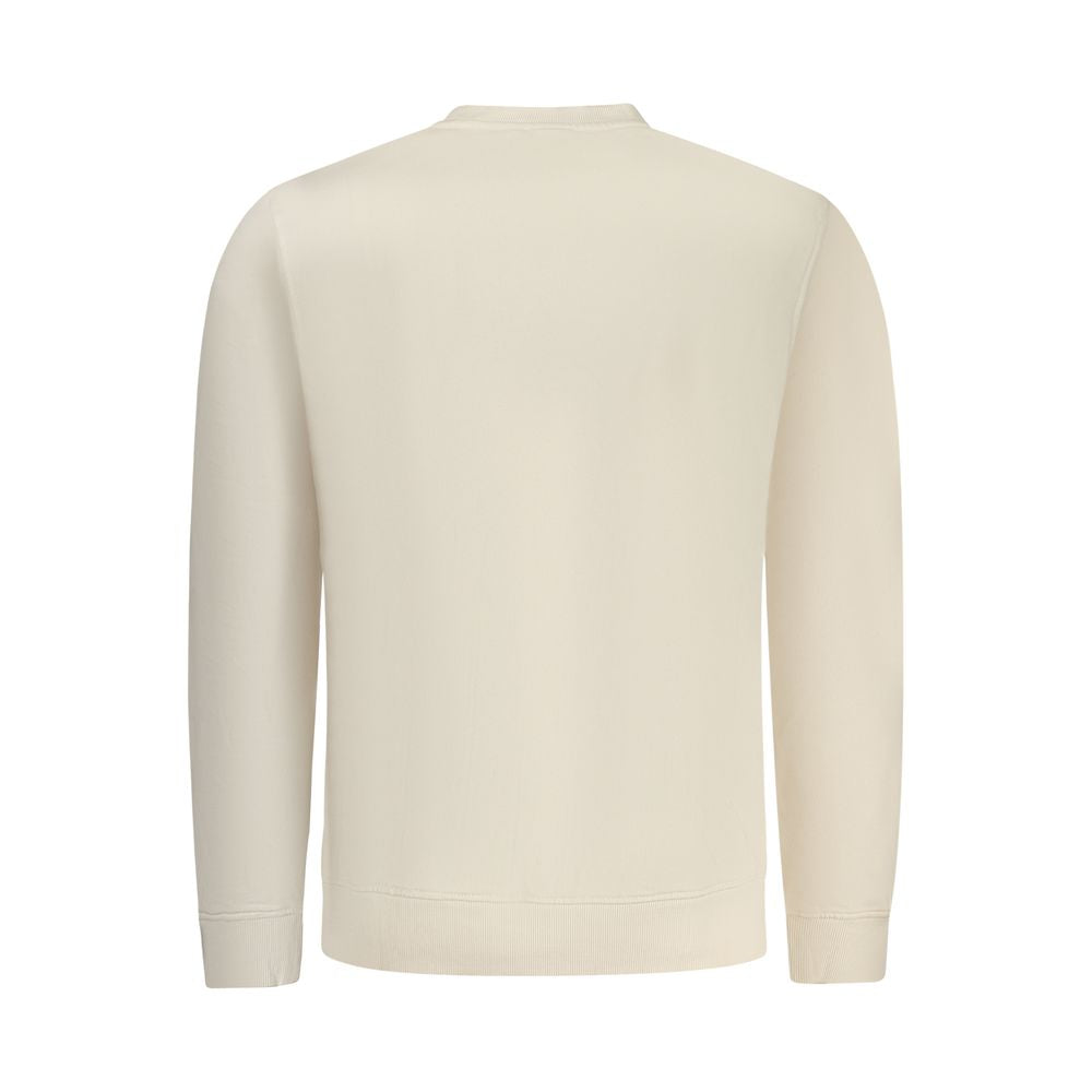 Beige Cotton Men Sweatshirt - ventzia