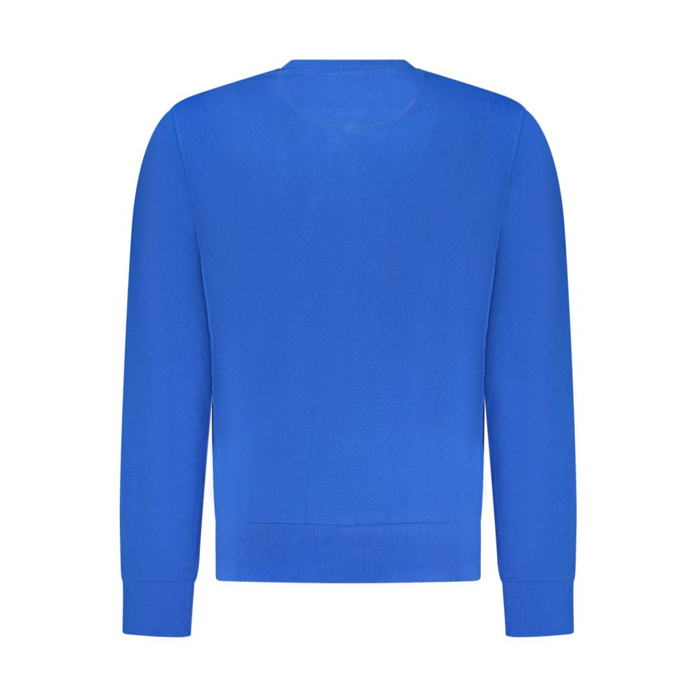 Blue Cotton Men Sweatshirt - ventzia