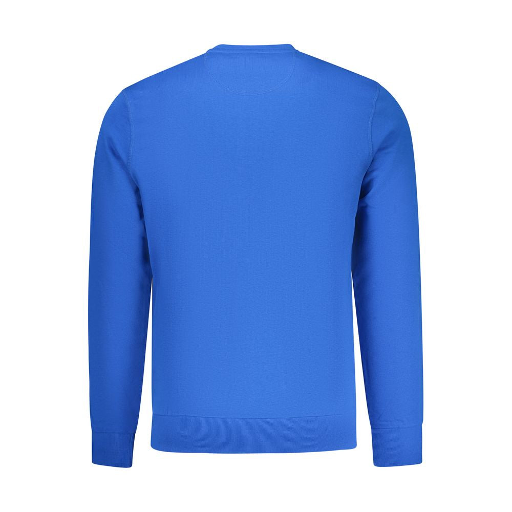 Blue Cotton Mens Sweatshirt - ventzia