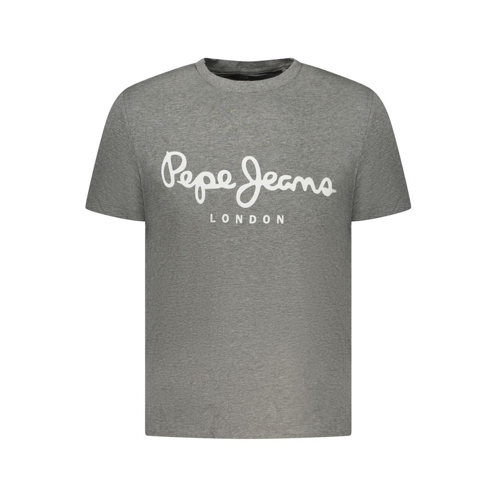 Grigio Cotton Men T-Shirt - ventzia