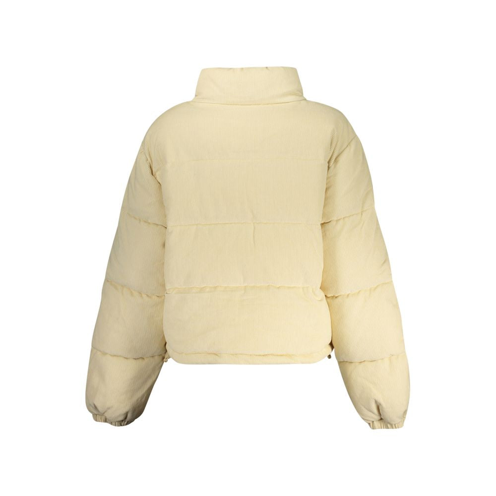 Beige Polyester Women's Jacket - ventzia