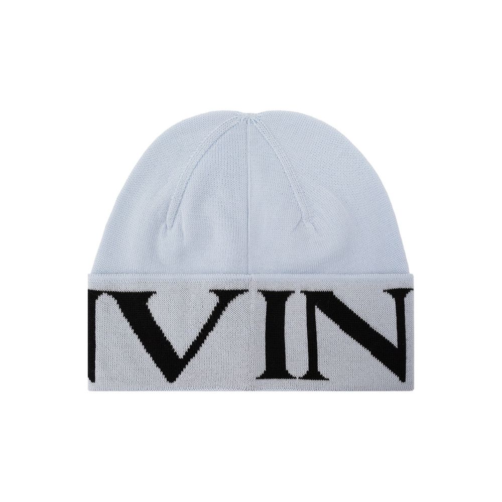Blue Virgin Wool Beanie - ventzia