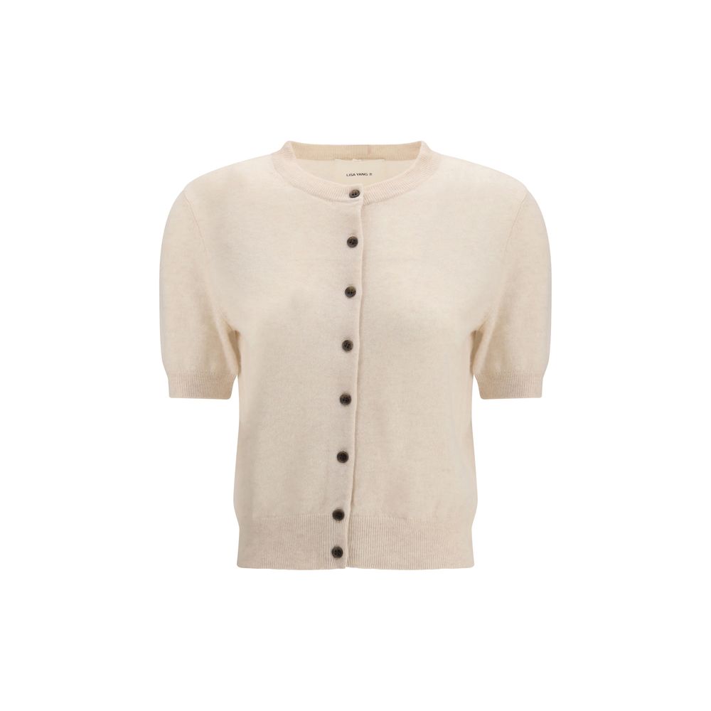Beige Cashmere Cardigan - ventzia