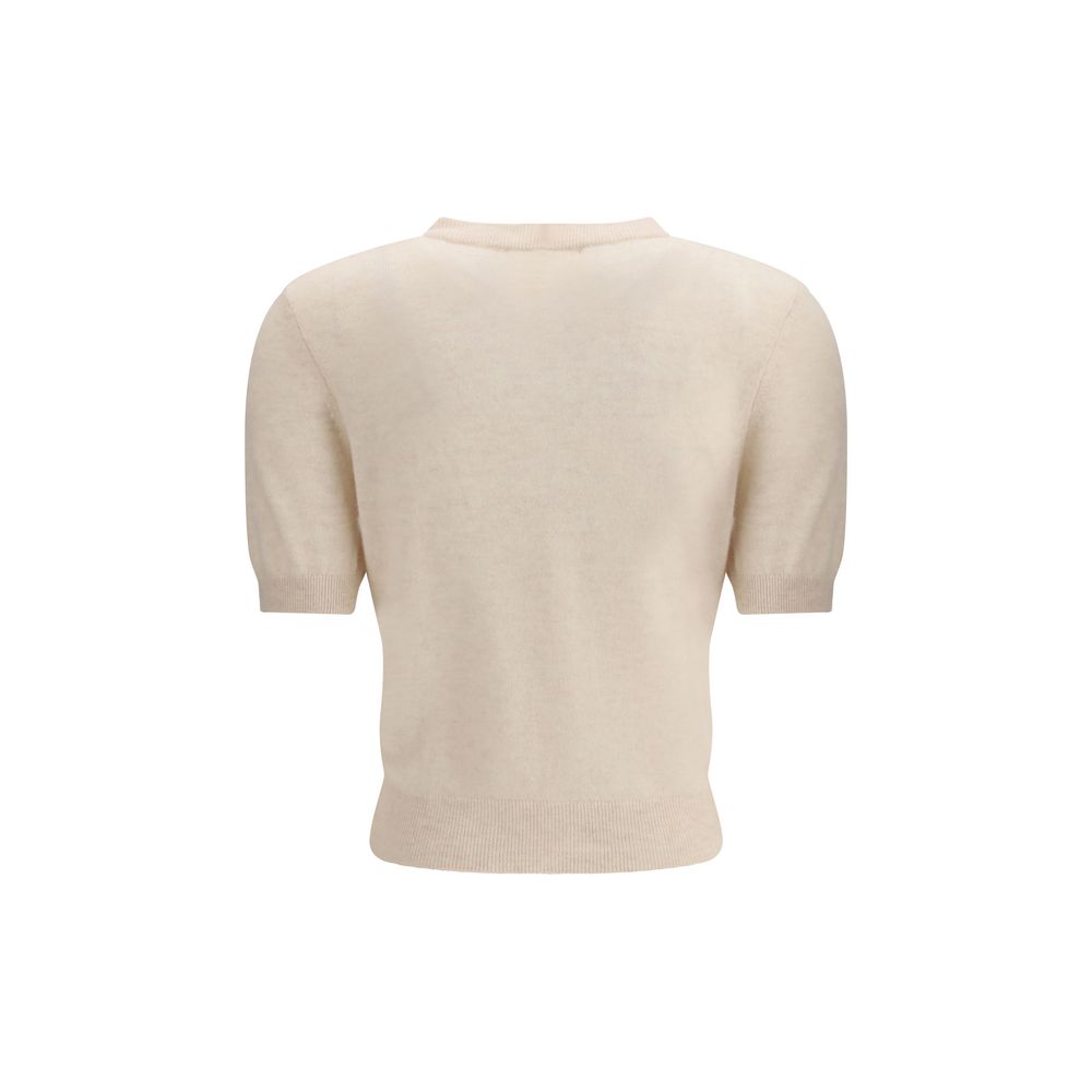 Beige Cashmere Cardigan - ventzia