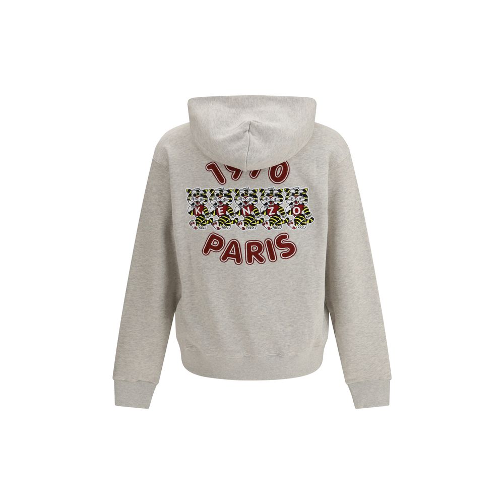 Gray Cotton Sweatshirt - ventzia