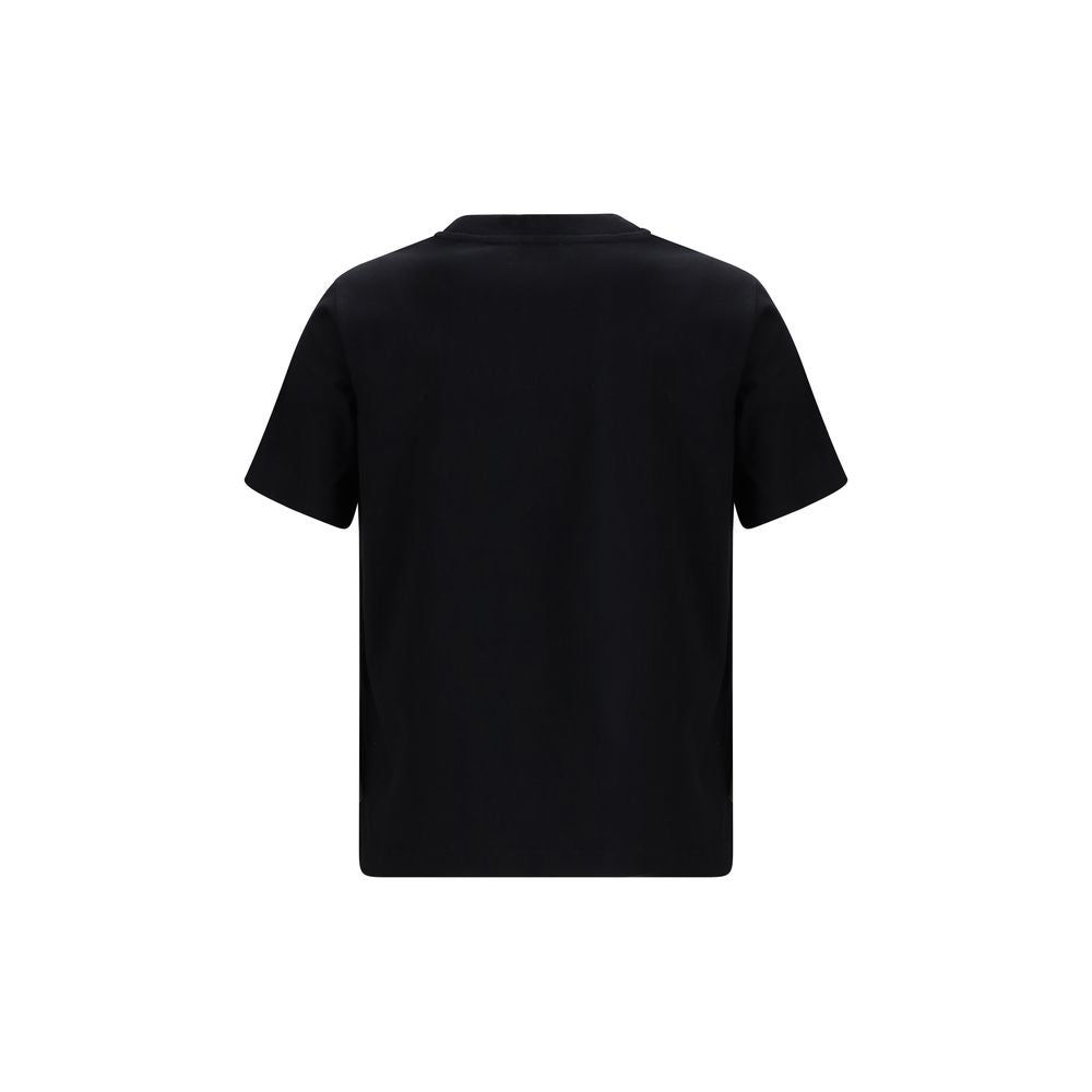 Black Cotton T-Shirt - ventzia
