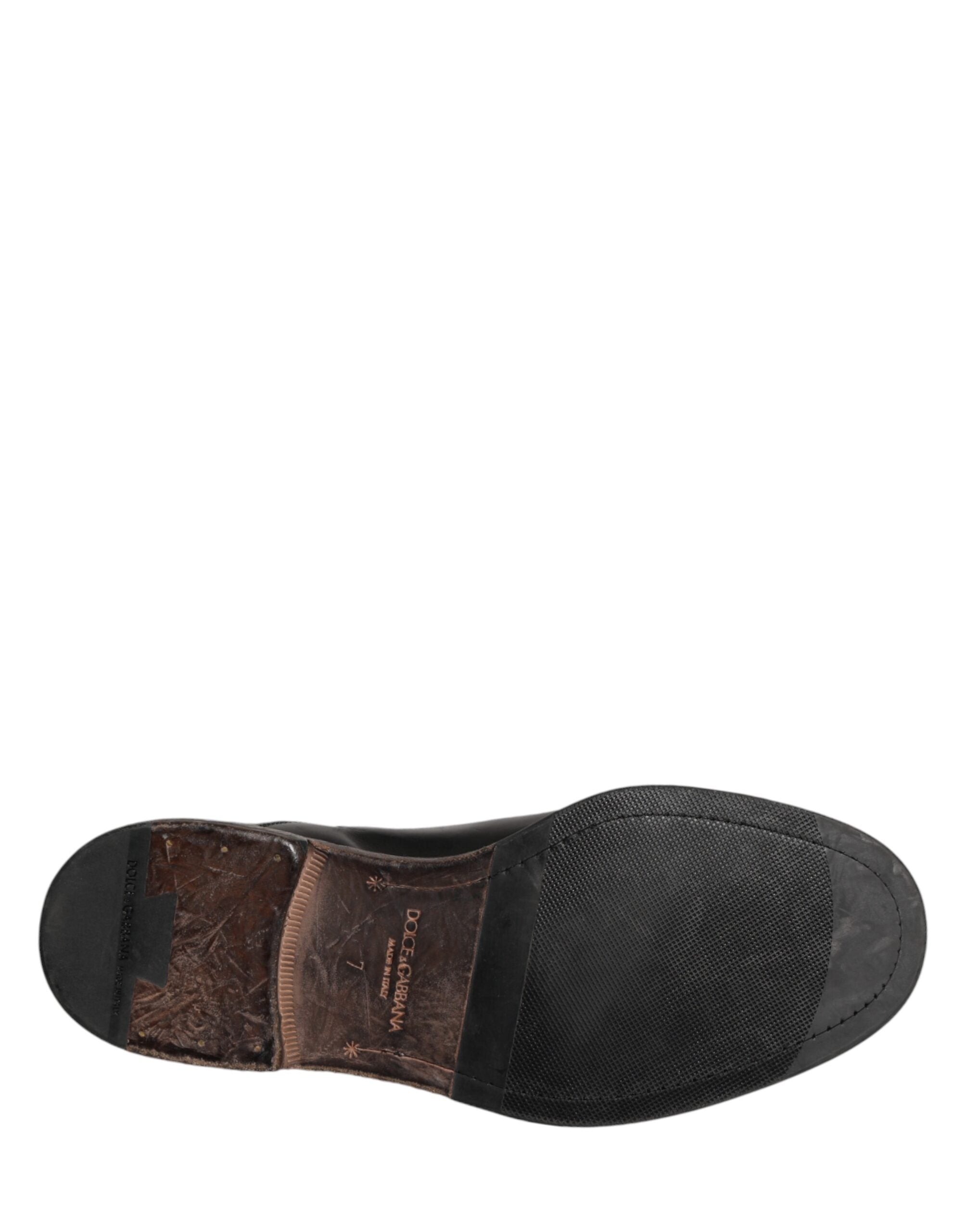 Black Calfskin Leather Oxford Dress Shoes - ventzia