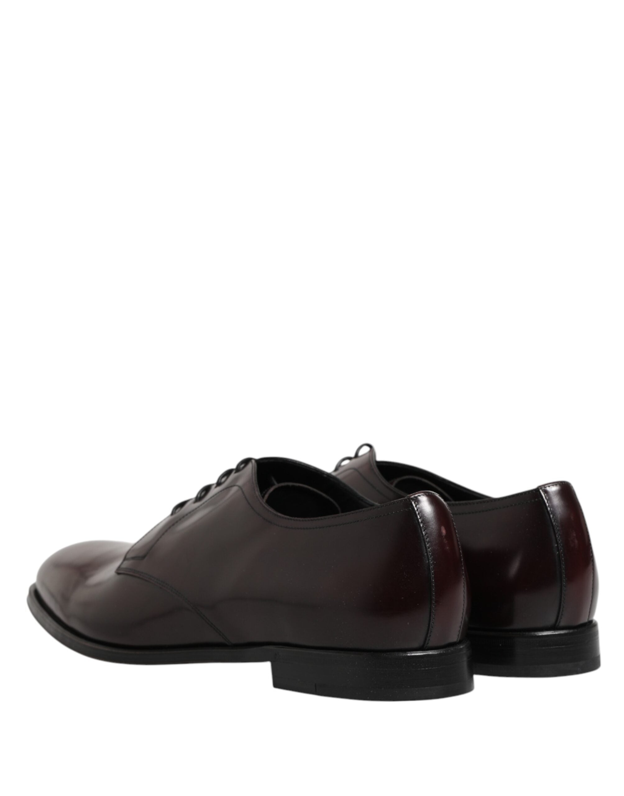 Black Lace Up Leather Dress Derby Men Shoes - ventzia