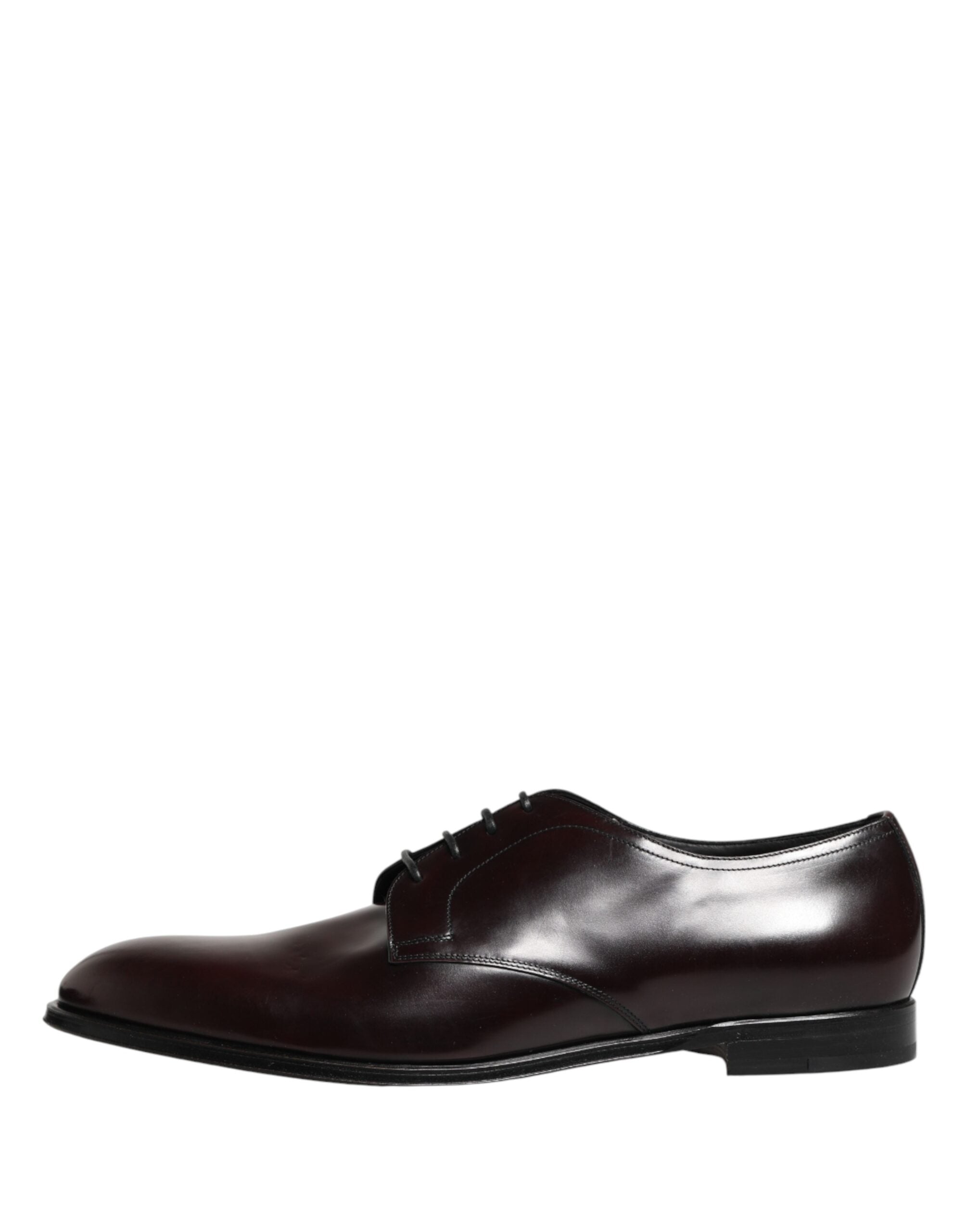 Black Lace Up Leather Dress Derby Men Shoes - ventzia