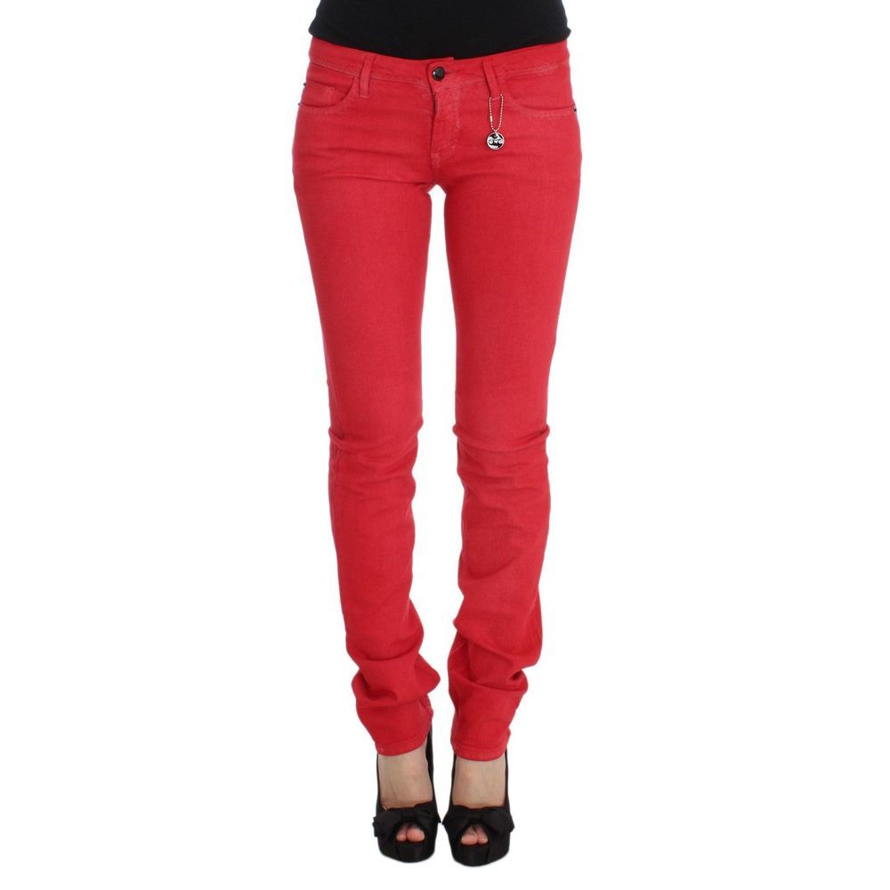 Multicolor Cotton Skinny Jeans - ventzia
