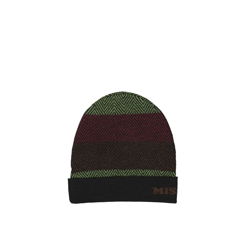 Black Wool Beanie - ventzia