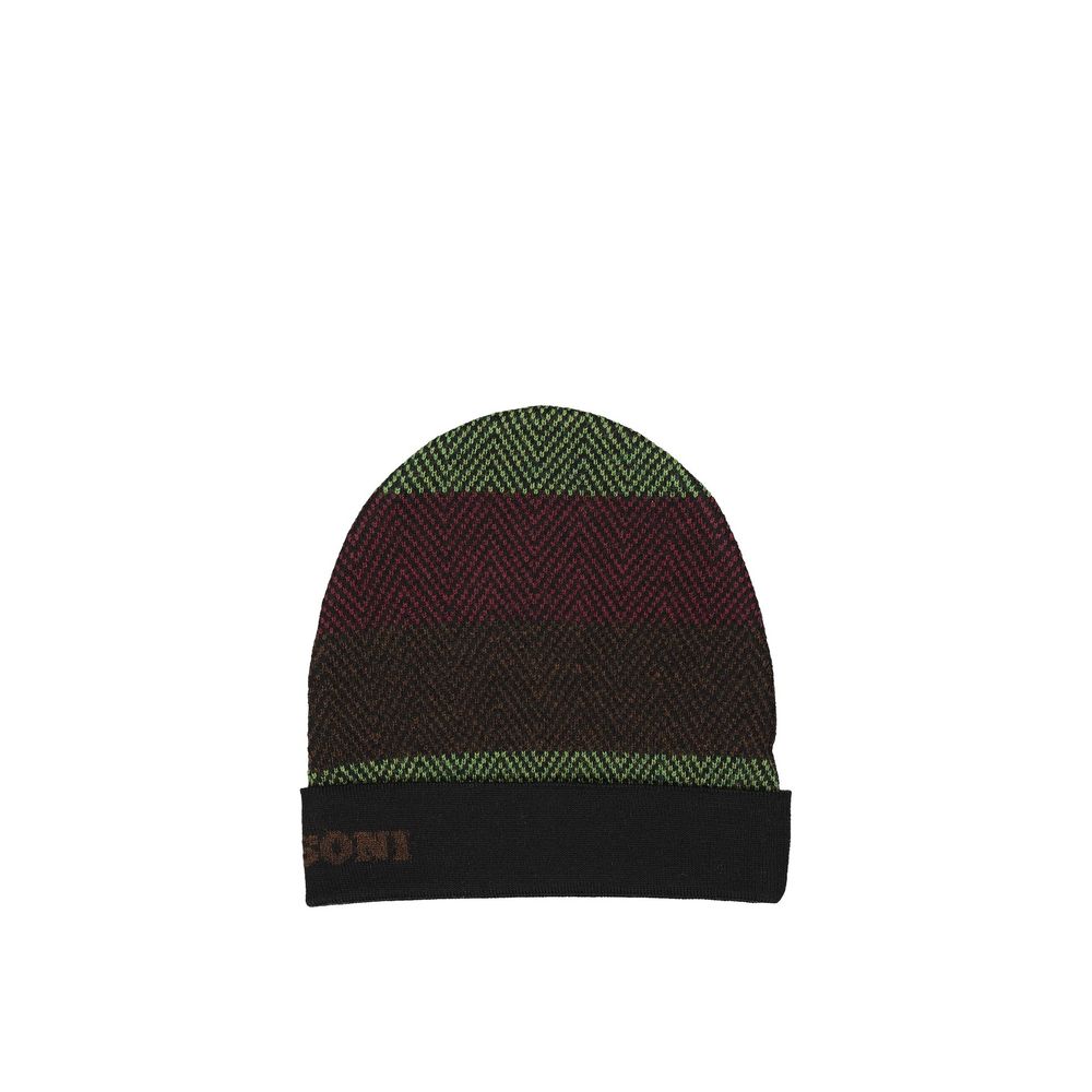 Black Wool Beanie - ventzia