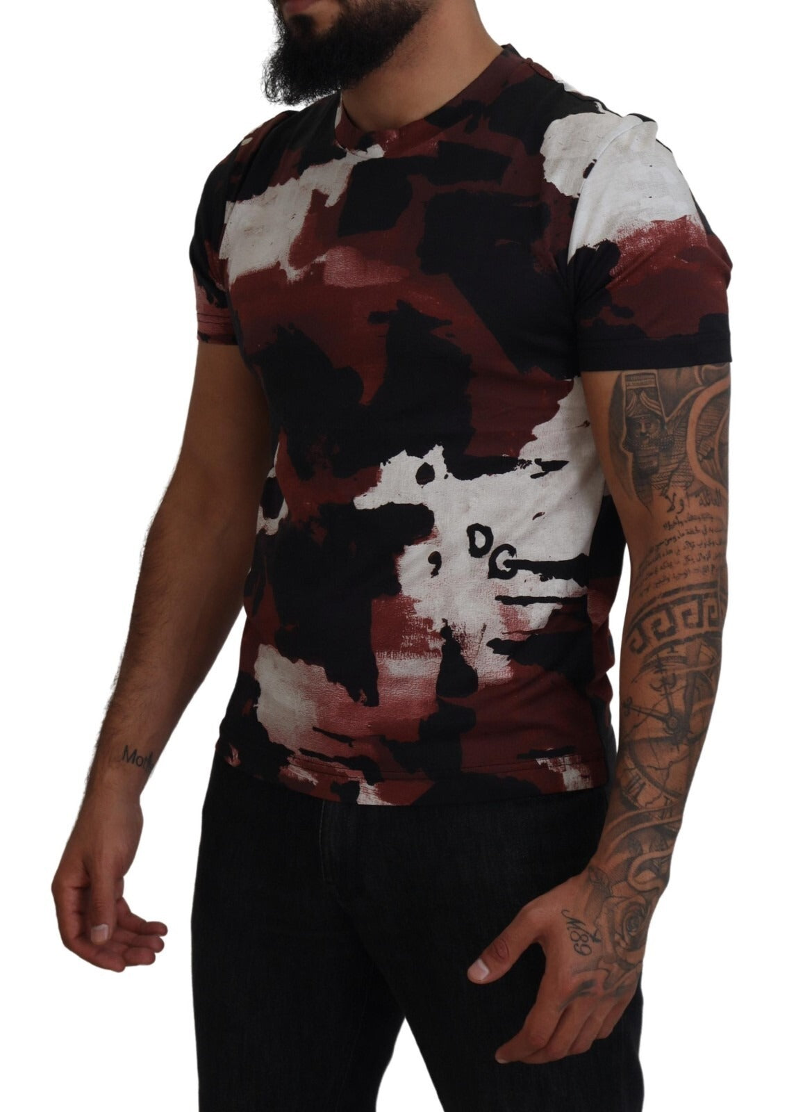 Multicolor Tie Dye Cotton Crew Neck T-shirt - ventzia