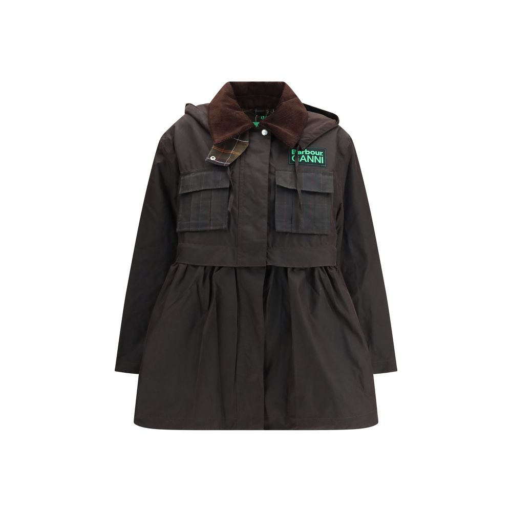 Brown Cotton Coat - ventzia