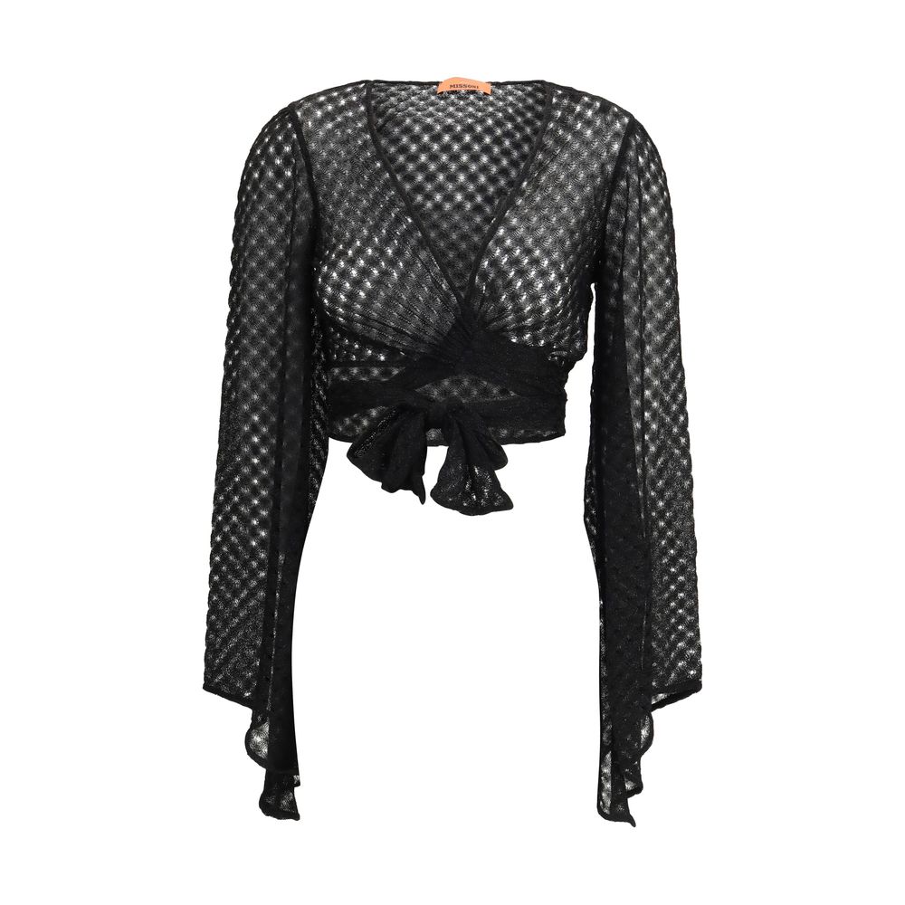 Black Rayon Top - ventzia