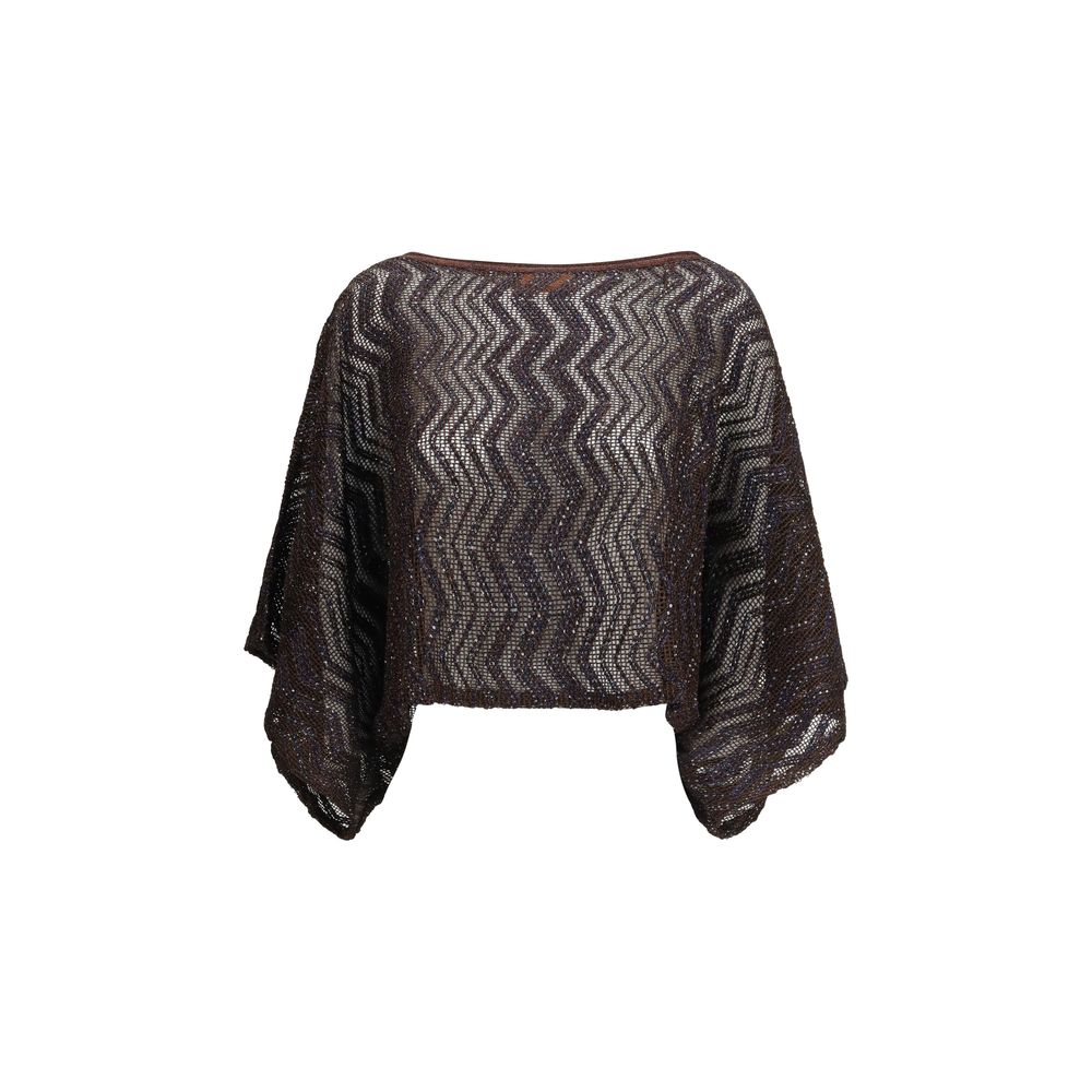 Brown Viscose Top - ventzia