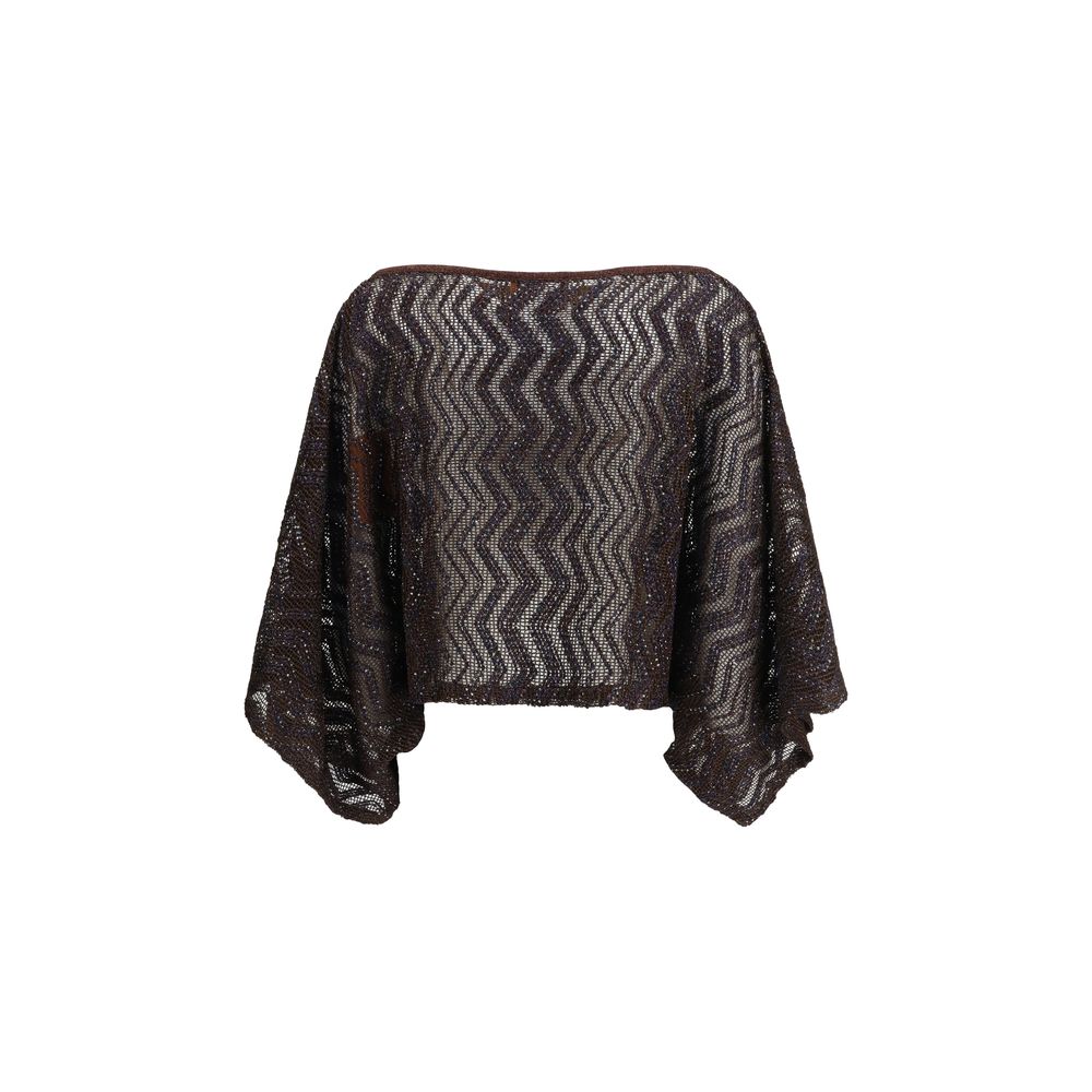 Brown Viscose Top - ventzia
