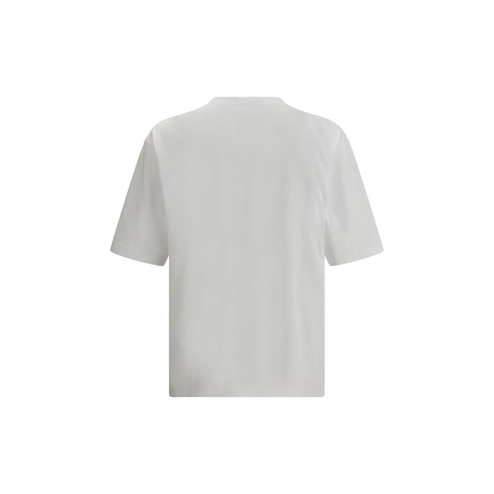 White Cotton T-Shirt - ventzia