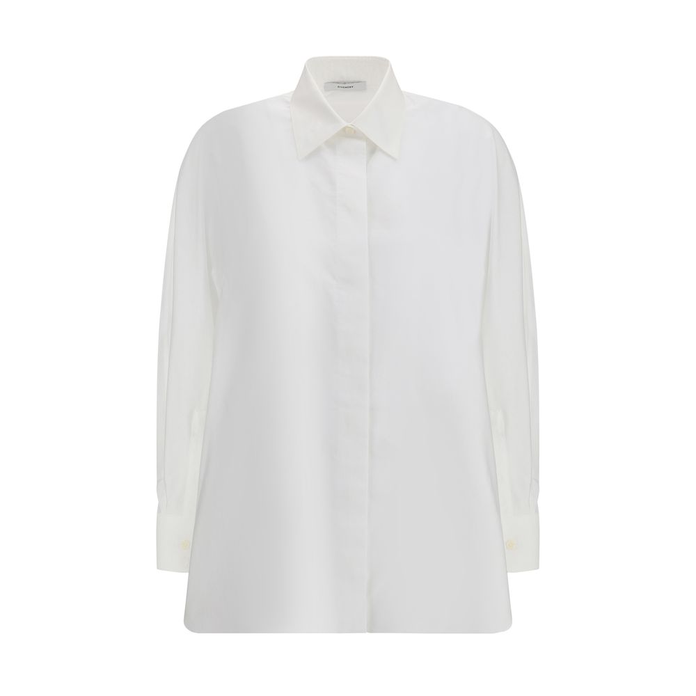 White Cotton Shirt - ventzia
