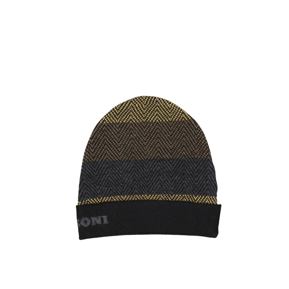 Black Wool Beanie - ventzia