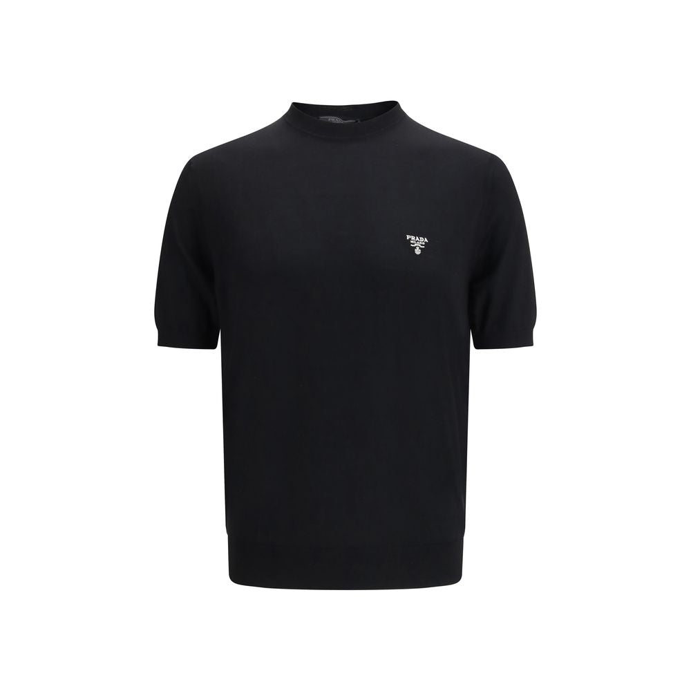 Black Wool T-Shirt