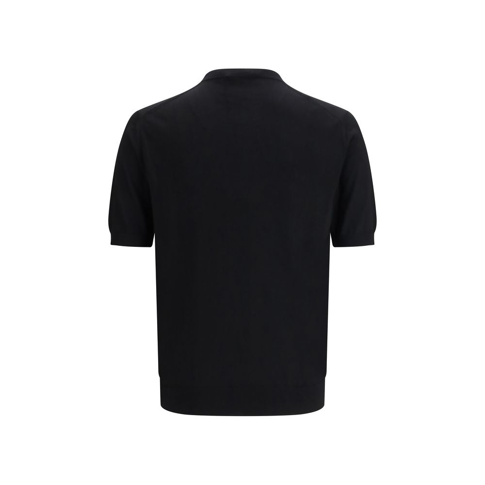 Black Wool T-Shirt