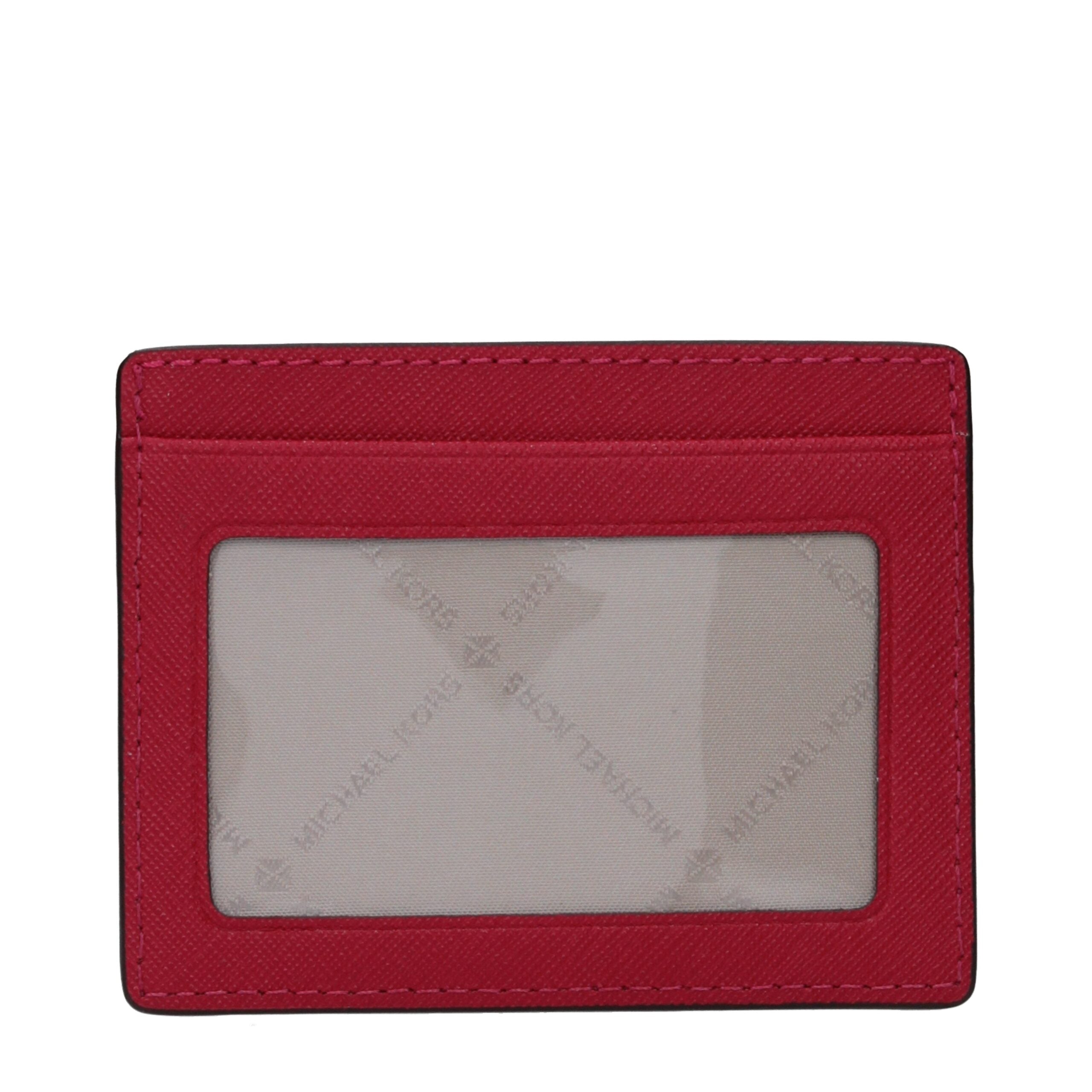 Red Leather Cardholder - ventzia