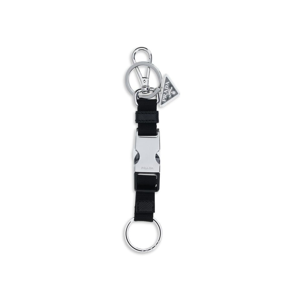 Black Nylon Keychain - ventzia
