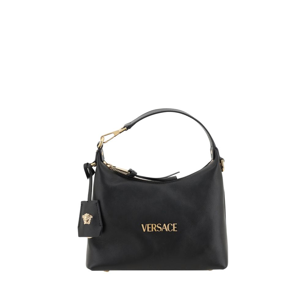 Black Calf Leather Bos Taurus Handbag - ventzia