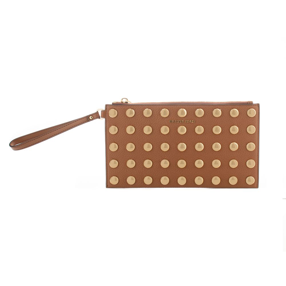 Black Leather Clutch Bag - ventzia