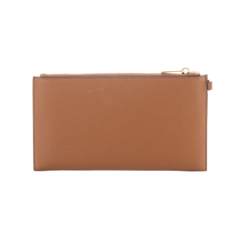 Black Leather Clutch Bag - ventzia