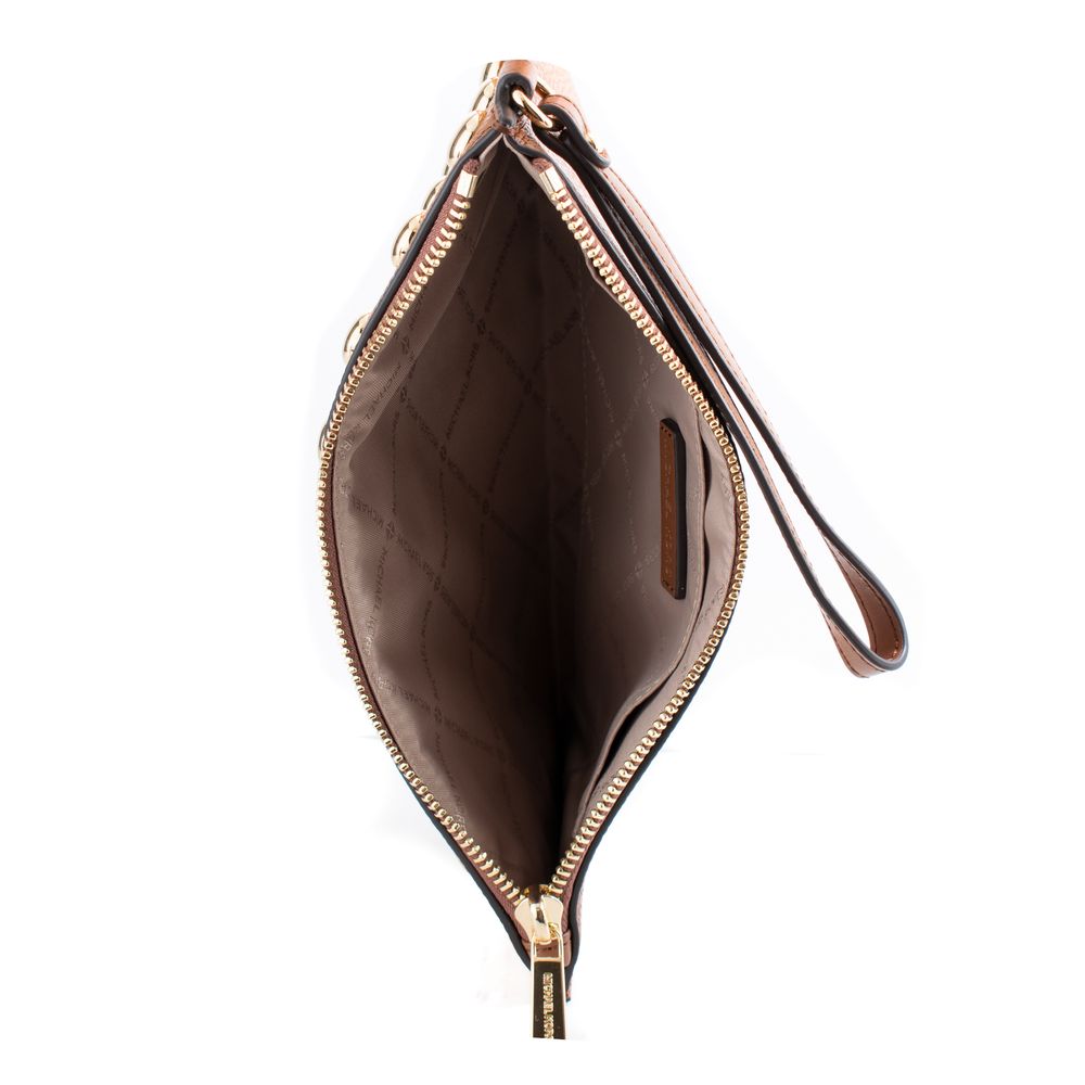 Black Leather Clutch Bag - ventzia