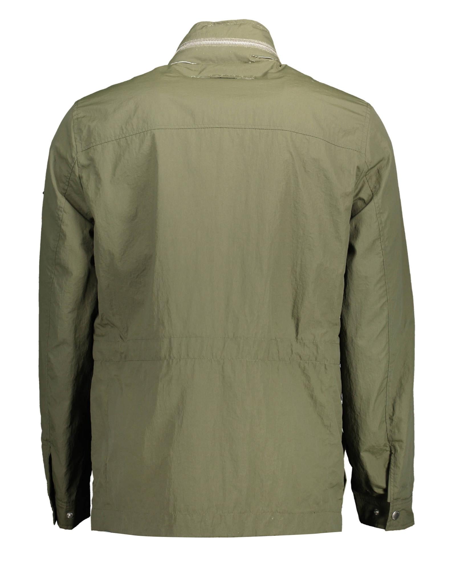 Brown Polyamide Shell Jacket - ventzia