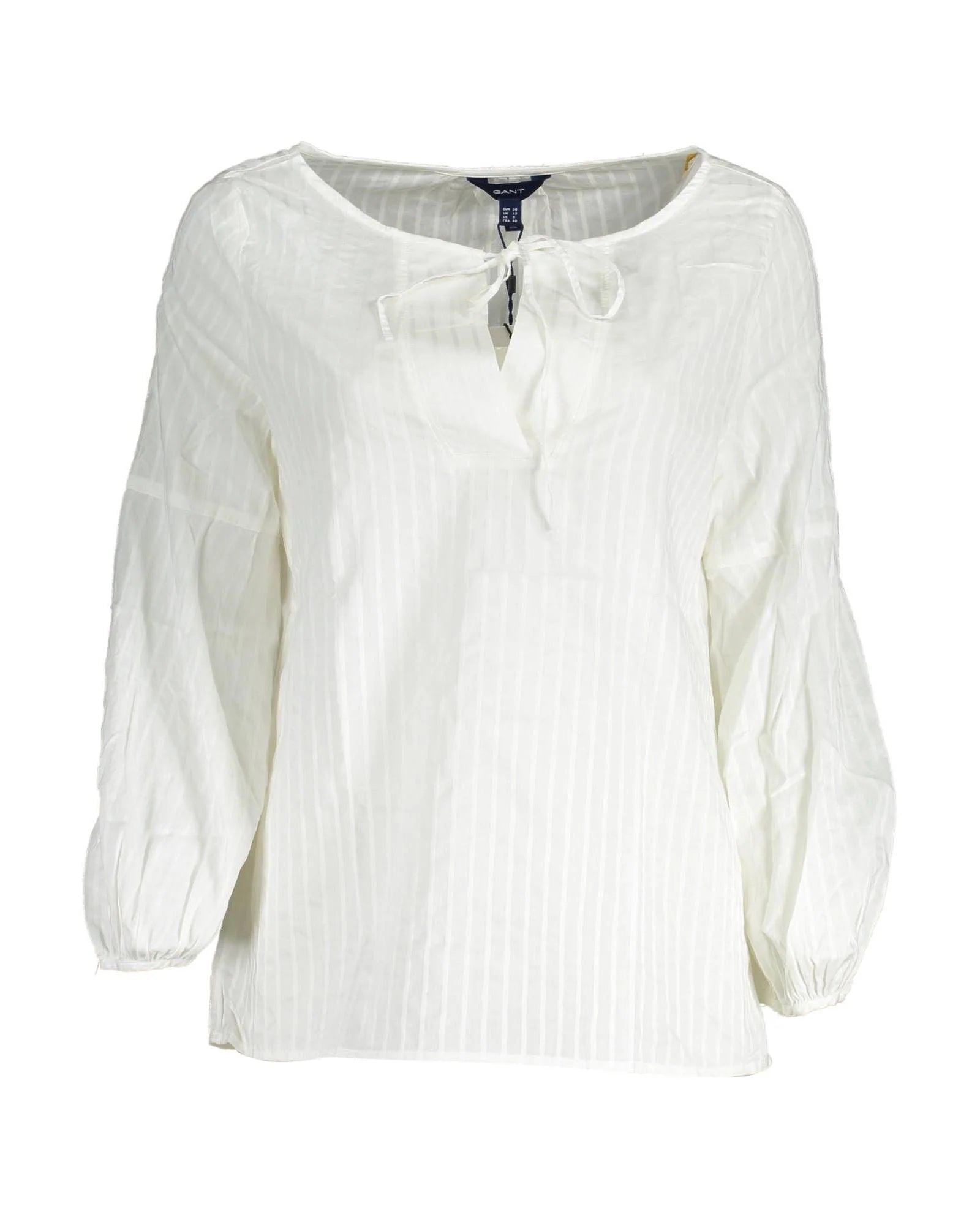 White Cotton Blouse - ventzia