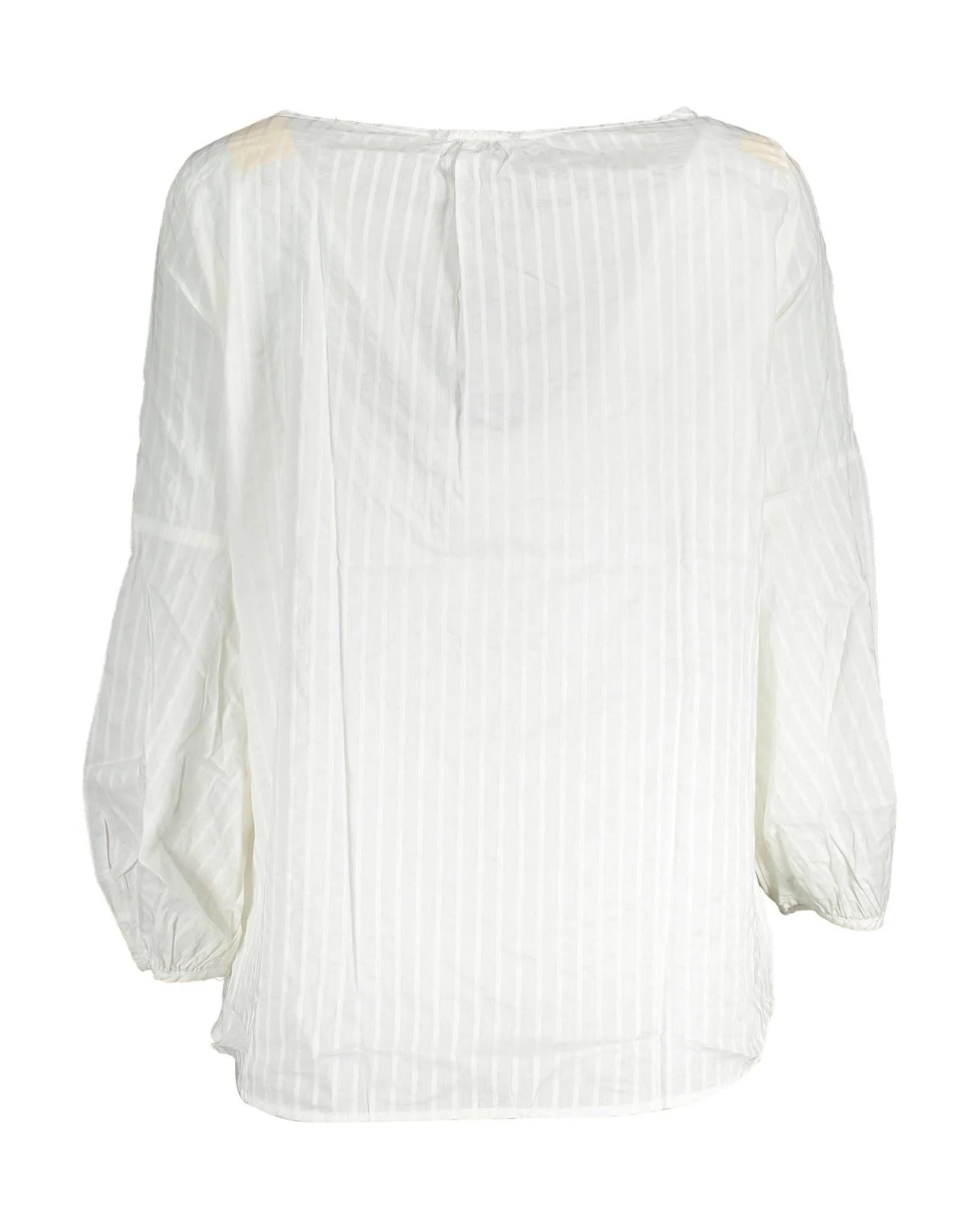 White Cotton Blouse - ventzia