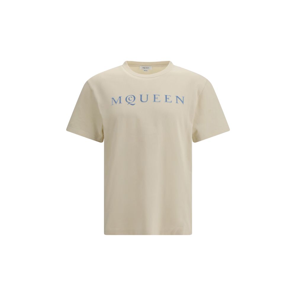 Beige Cotton T-Shirt - ventzia