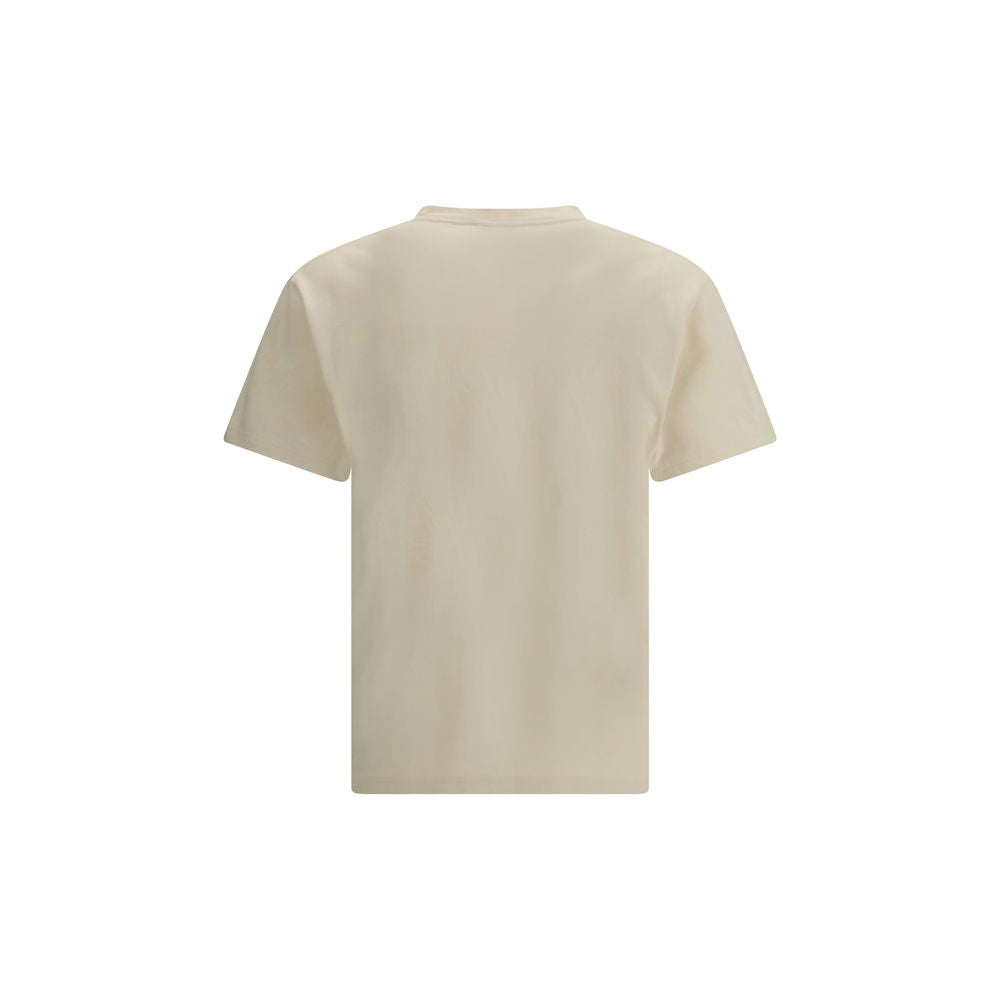 Beige Cotton T-Shirt - ventzia
