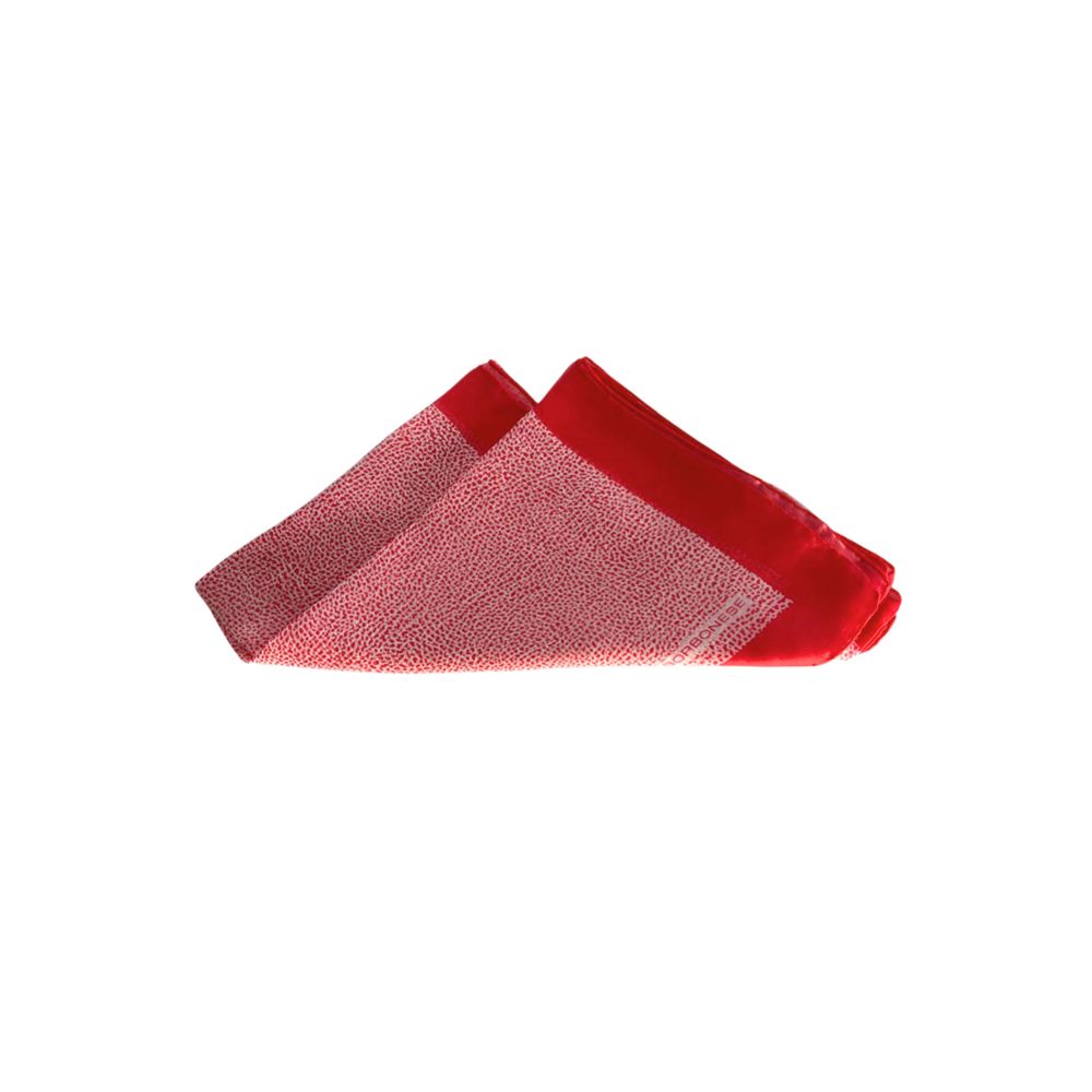 Red Silk Women Scarf - ventzia