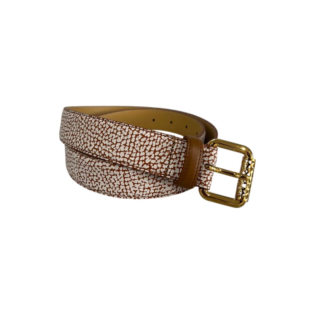 Brown Leather Women Belt - ventzia