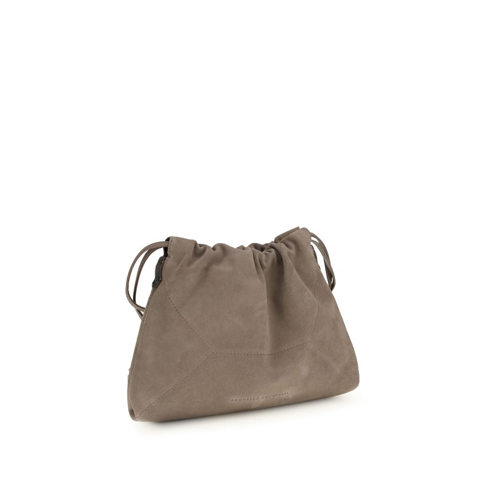 Beige Calf Leather Bos Taurus Clutch Bag - ventzia