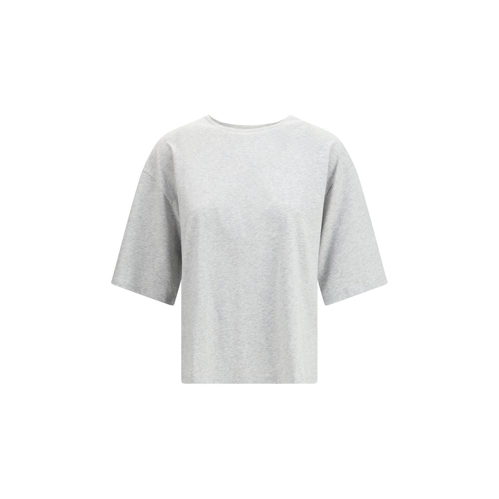 Gray Cotton T-Shirt - ventzia