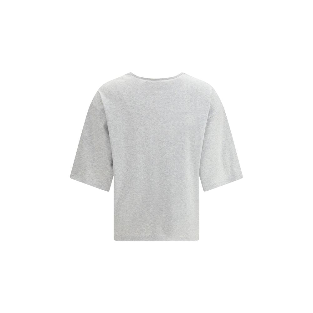 Gray Cotton T-Shirt - ventzia