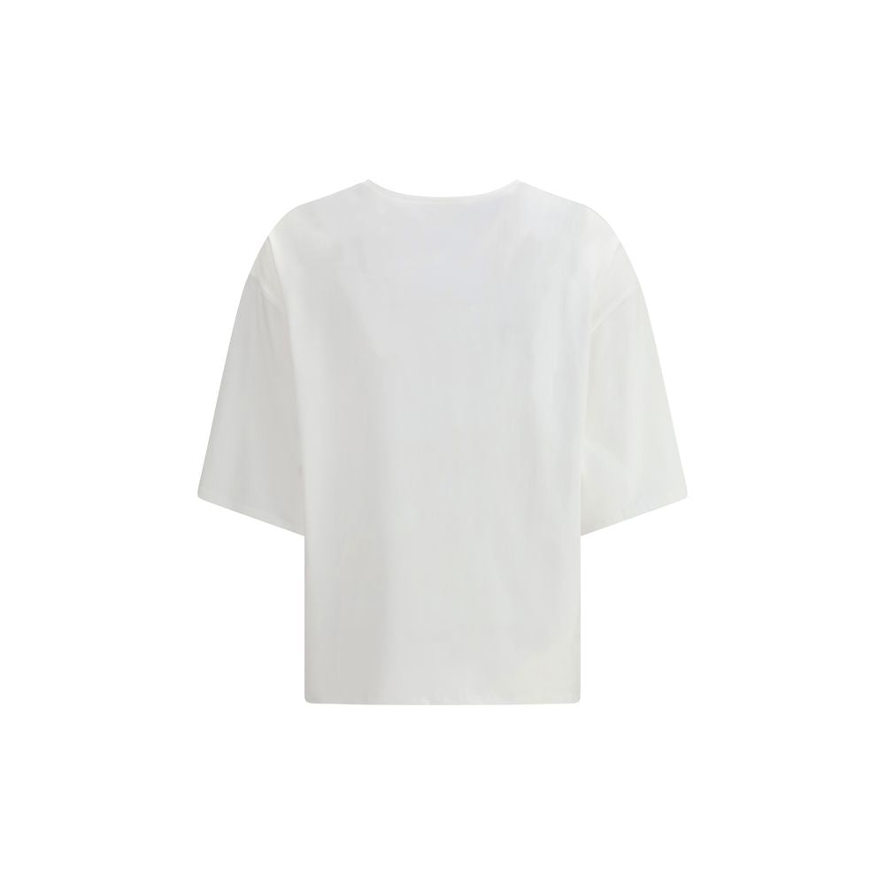 White Cotton T-Shirt - ventzia