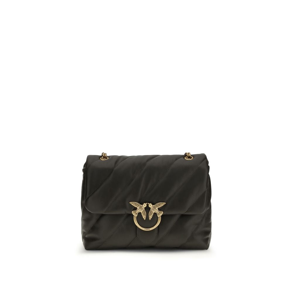 Bicolor Calf Leather Bos Taurus Shoulder Bag - ventzia