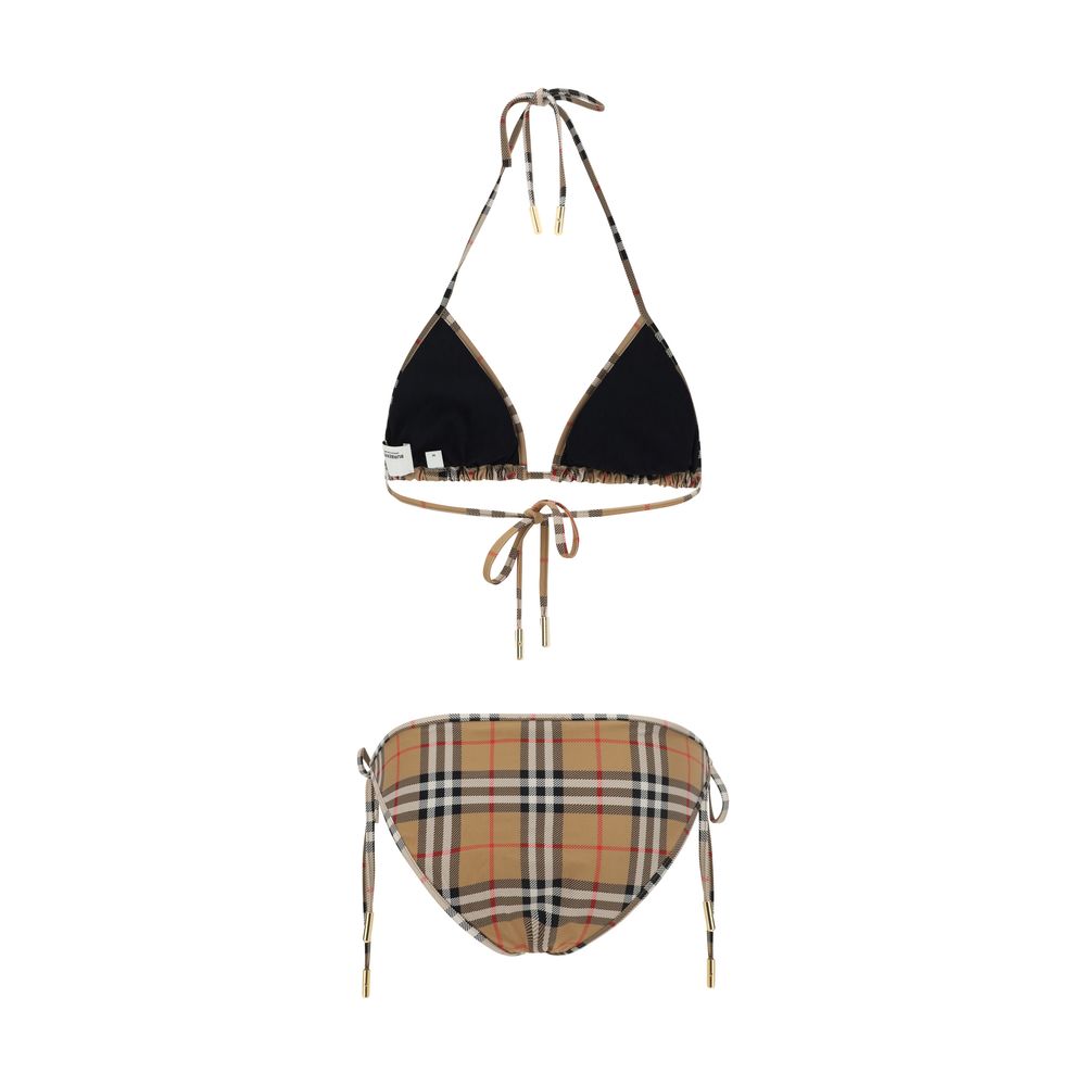 Brown Polyamide Bikini - ventzia