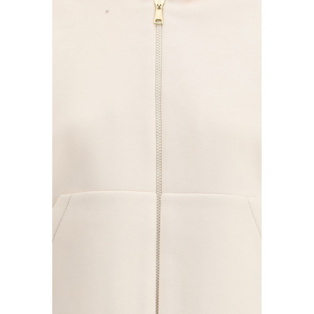 White Modal Sweatshirt - ventzia