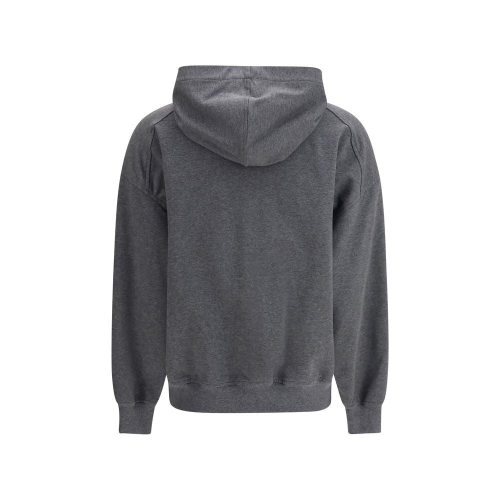Gray Cotton Sweatshirt - ventzia