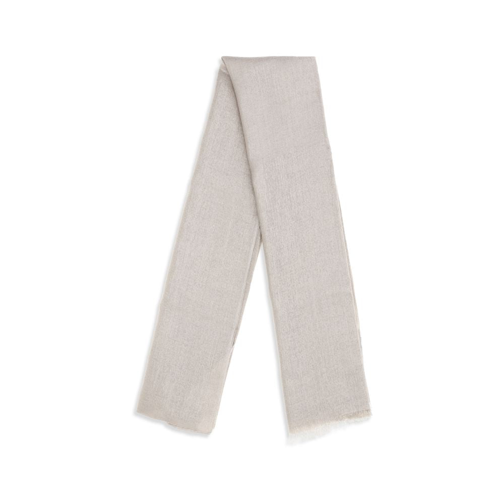 Beige Cashmere Scarf - ventzia