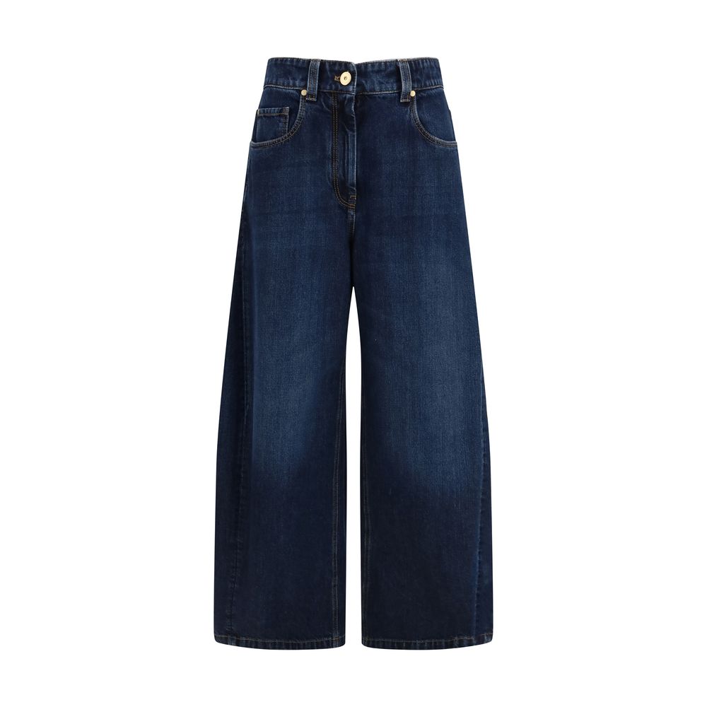 Blue Cotton Jeans Denim - ventzia