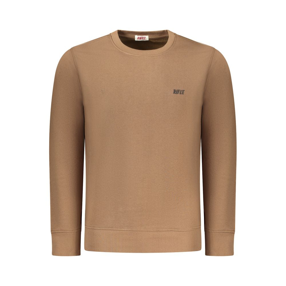 Marrone Cotton Men Sweatshirt - ventzia